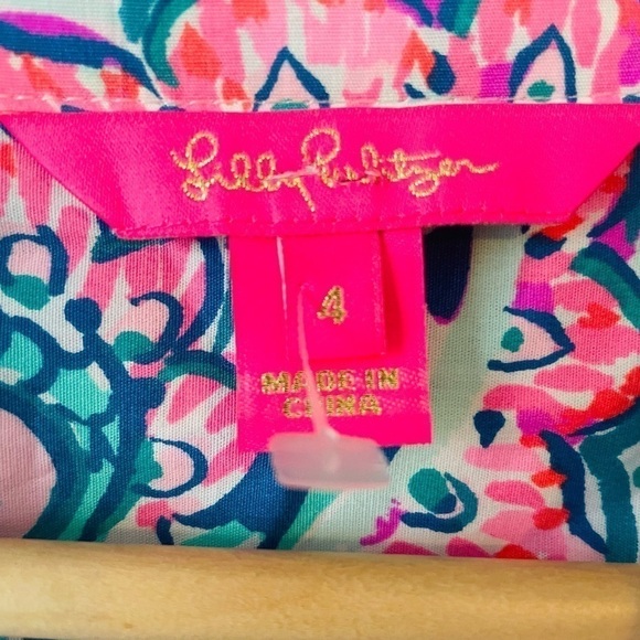 Lilly Pulitzer Mira Shirtdress Long-Sleeve RARE - Picture 8 of 10